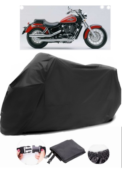 Honda Vt 1100 Shadow Ace Siyah Motosiklet Branda Lüx Premium Kalite
