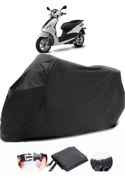 Piaggio Fly 150 Siyah Motosiklet Branda Lüx Premium Kalite
