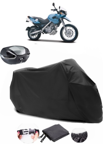 Bmw F 650 Siyah Arka Çanta Uyumlu Motosiklet Branda Lüx Premium Kalite