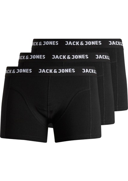Canthony Erkek Siyah 3'lü Boxer 12160750-B