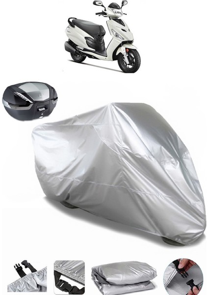 Hero Dash 110I Arka Çanta Uyumlu Motosiklet Brandası Lüx Premium Kalite