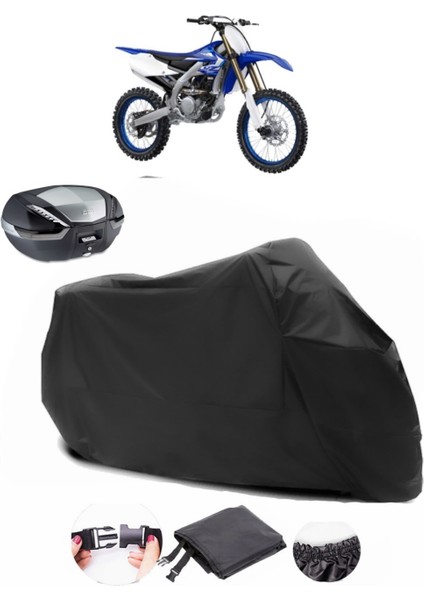 Yamaha Yz 250 F Siyah Arka Çanta Uyumlu Motosiklet Branda Lüx Premium Kalite