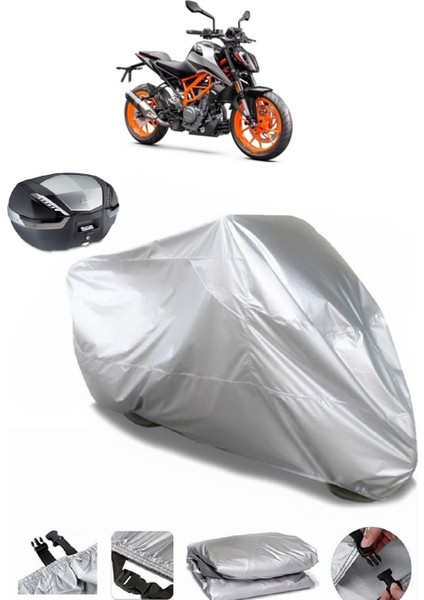Ktm 390 Duke Arka Çanta Uyumlu Motosiklet Brandası Lüx Premium Kalite