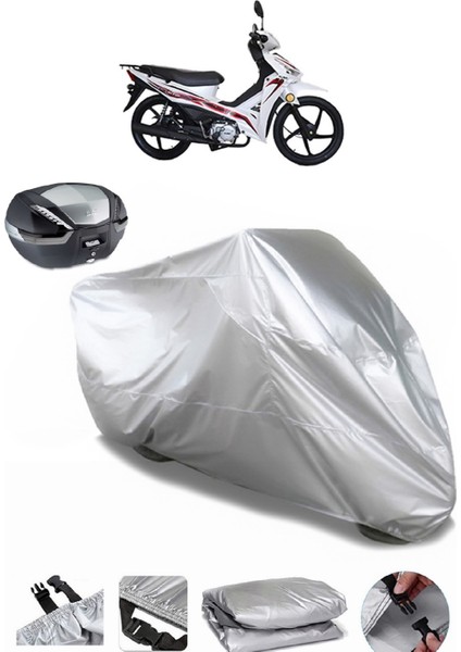 Kuba Reiz 50 Arka Çanta Uyumlu Motosiklet Brandası Lüx Premium Kalite