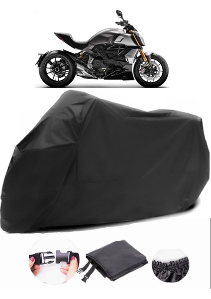 Ducati Diavel 1260 S Siyah Motosiklet Branda Lüx Premium Kalite