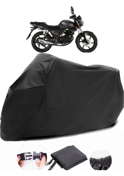 Rks 125-S Siyah Motosiklet Branda Lüx Premium Kalite