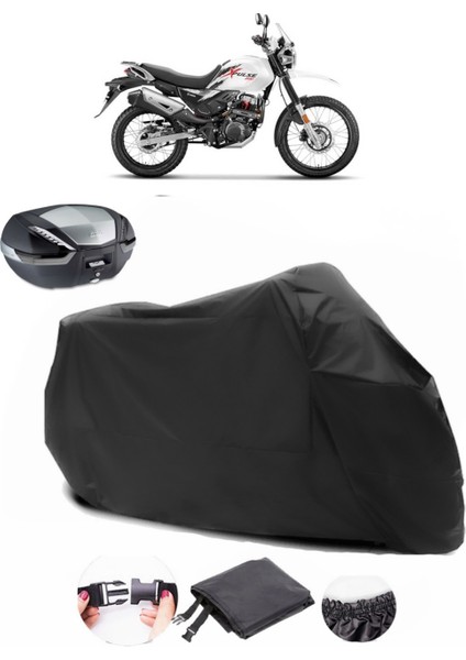 Hero Xpulse 200 Siyah Arka Çanta Uyumlu Motosiklet Branda Lüx Premium Kalite