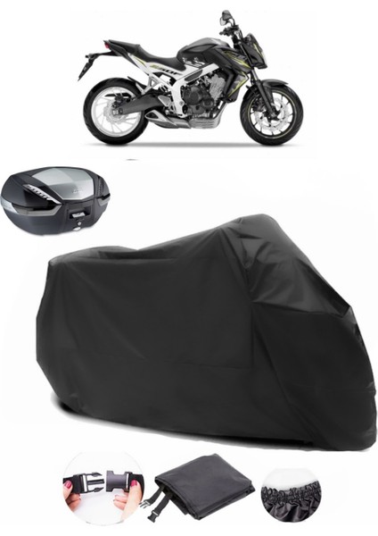 Honda Cb 650 F Siyah Arka Çanta Uyumlu Motosiklet Branda Lüx Premium Kalite