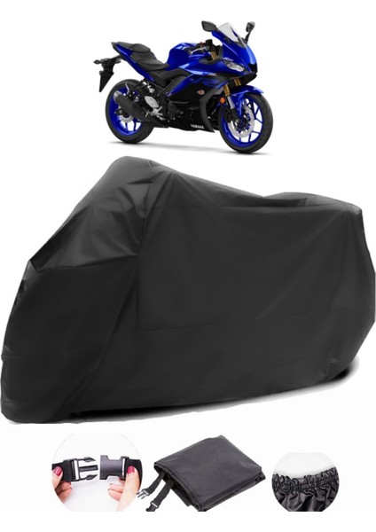 Yamaha Yzf R25 Abs Siyah Motosiklet Branda Lüx Premium Kalite