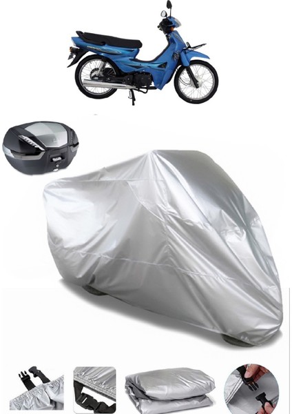 Mondial 100 Sfc Basic x Arka Çanta Uyumlu Motosiklet Brandası Lüx Premium Kalite