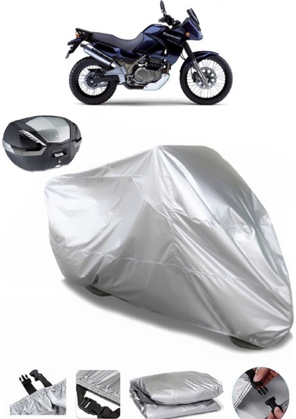 Kawasaki Kle 500 Arka Çanta Uyumlu Motosiklet Brandası Lüx Premium Kalite