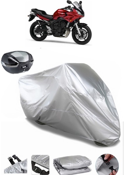 Yamaha Fz6 Fazer S2 Arka Çanta Uyumlu Motosiklet Brandası Lüx Premium Kalite