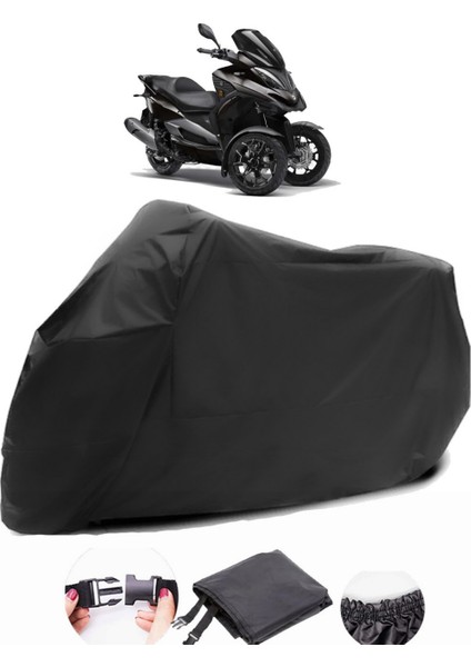 Qooder Qv3 Siyah Motosiklet Branda Lüx Premium Kalite