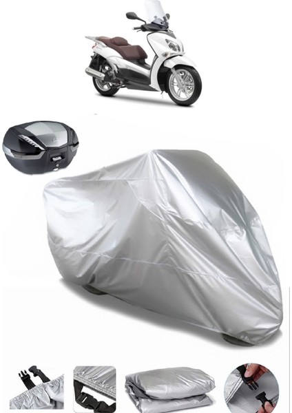 Yamaha X-City 250 Arka Çanta Uyumlu Motosiklet Brandası Lüx Premium Kalite