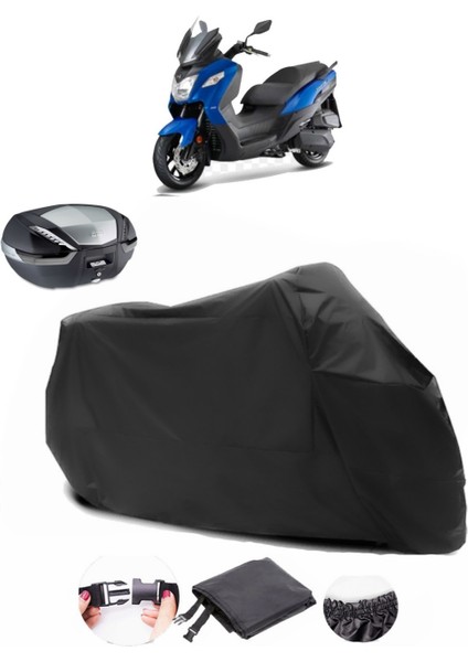 Sym Joymax Z 250 Siyah Arka Çanta Uyumlu Motosiklet Branda Lüx Premium Kalite