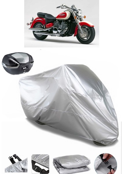 Yamaha Royal Star Xvz 1300 Arka Çanta Uyumlu Motosiklet Brandası Lüx Premium Kalite
