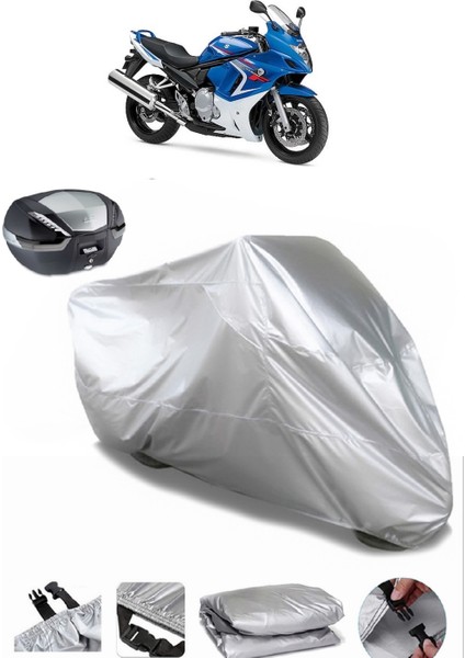 Suzuki Gsx 650 F Arka Çanta Uyumlu Motosiklet Brandası Lüx Premium Kalite