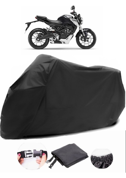 Honda Cb 125 R Siyah Motosiklet Branda Lüx Premium Kalite