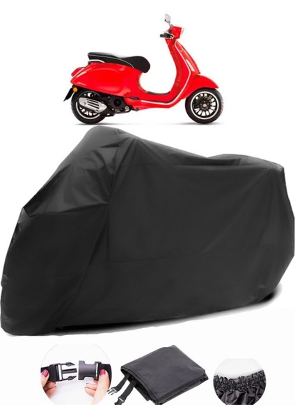 Vespa Sprint 125 Siyah Motosiklet Branda Lüx Premium Kalite