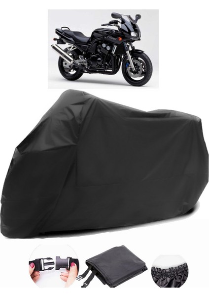 Yamaha FZS600 Siyah Motosiklet Branda Lüx Premium Kalite