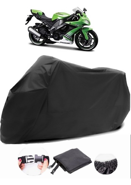 Kawasaki Ninja ZX-10R Siyah Motosiklet Branda Lüx Premium Kalite