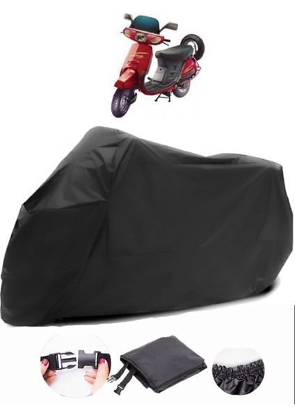 Kinetic Zoom Siyah Motosiklet Branda Lüx Premium Kalite