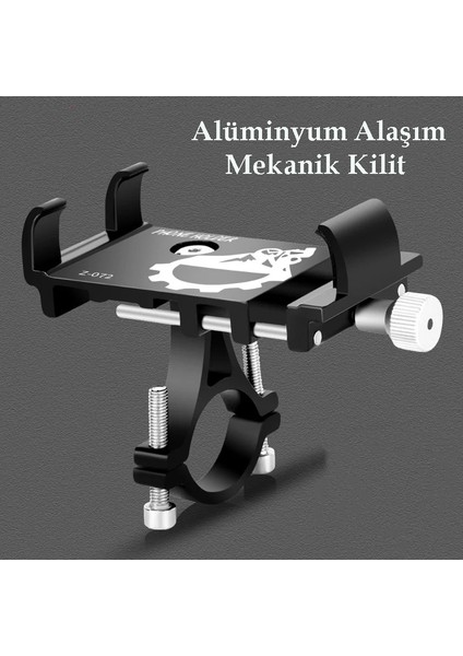 Alüminyum Telefon Tutucu Bisiklet Scooter Motosiklet Dağ Bisikleti Kaymaz Gidon Telefon Tutucu Stand indirimleri