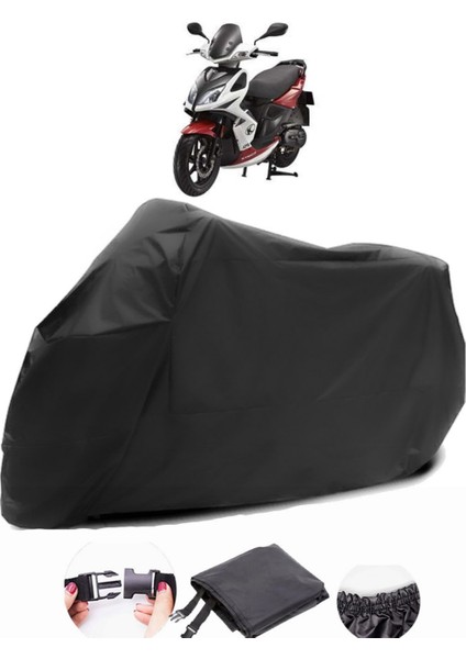 Kymco Super 8 125 Siyah Motosiklet Branda Lüx Premium Kalite