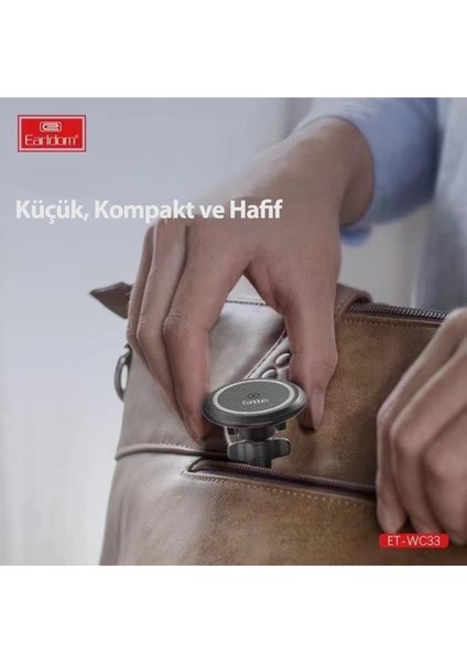 WC33 Izgara Klipsli 15W Kablosuz Şarjlı Magsafe Araç Içi Telefon Tutucu fırsatları