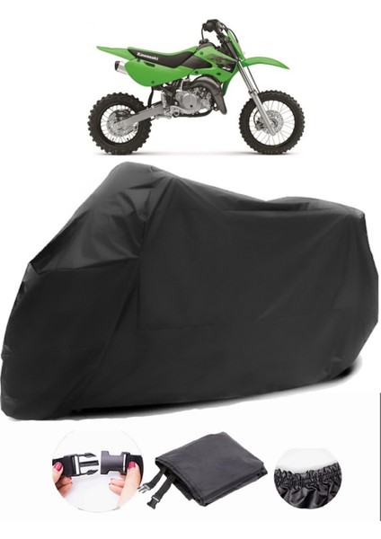 Kawasaki Kx 65 Siyah Motosiklet Branda Lüx Premium Kalite