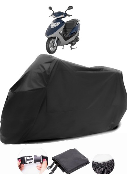 Mondial 100 Nt Turkuaz Siyah Motosiklet Branda Lüx Premium Kalite
