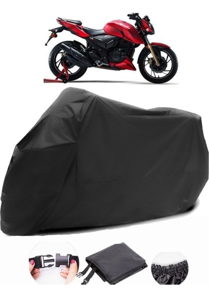 Tvs Apache Rtr 200 Siyah Motosiklet Branda Lüx Premium Kalite