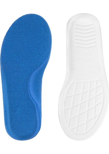 Bebek ve Çocuk İçin Spor Ayakkabı Patik İç Tabanlığı, Ark Destekli Gündelik Tabanlık - MF11 Mavi - 20/21 Numara