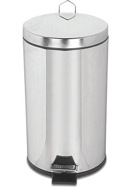 Krom Pedallı Çöp Kovası 16 Lt.