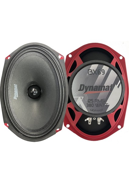 Oto Midrange Hoparlör 6x9 Inç 380 Watt Dynamat BX69