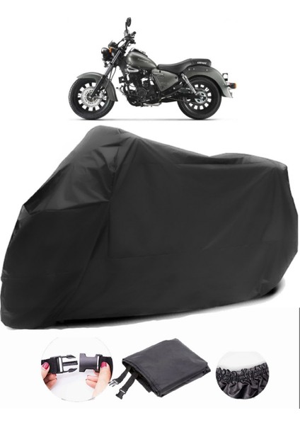 Keeway Land Cruiser 250 Siyah Motosiklet Branda Lüx Premium Kalite