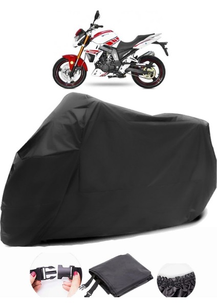 Yuki NT-250 Naked Siyah Motosiklet Branda Lüx Premium Kalite