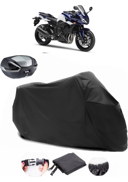 Yamaha Fz1 Fazer Siyah Arka Çanta Uyumlu Motosiklet Branda Lüx Premium Kalite