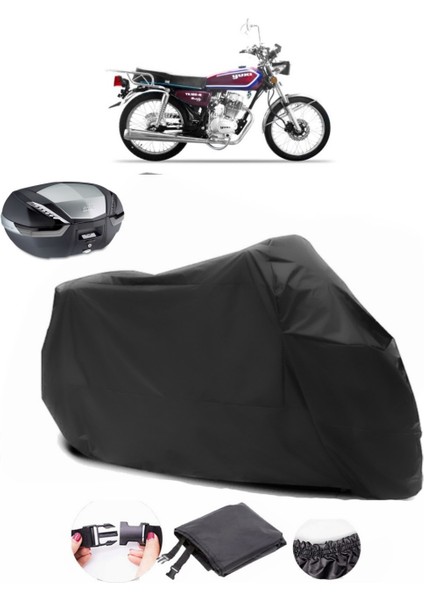 Yuki YK-180M Modify Siyah Arka Çanta Uyumlu Motosiklet Branda Lüx Premium Kalite