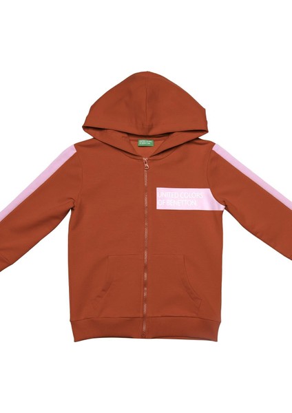 Kız Çocuk Kapüşonlu Sweatshirt