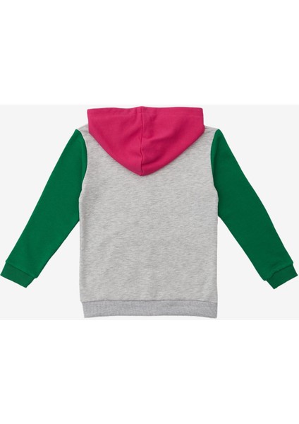 Kız Çocuk Kapüşonlu Sweatshirt