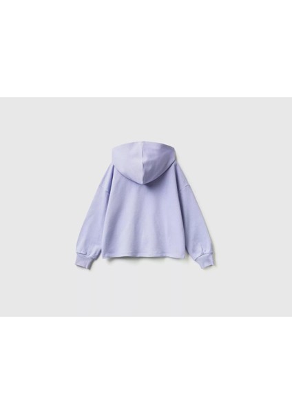 United Colors Of Bennetton Kız Çocuk Kapüşonlu Sweatshirt