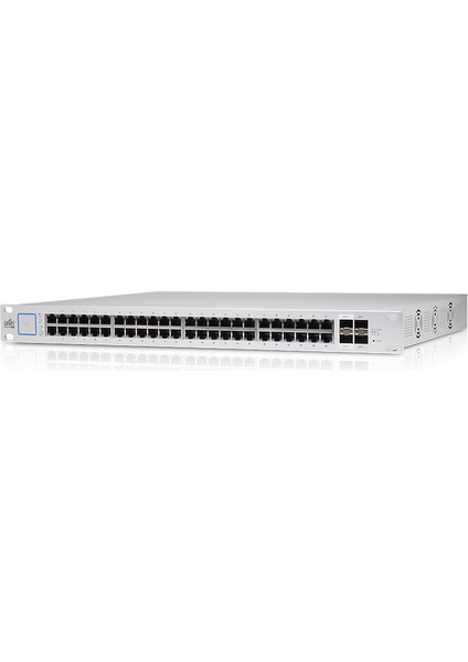 Ubnt US-48-500W , 48 PORT , 2*10G SFP , 2*1G SFP PORT , 500W PoE , L3 , YÖBETİLEBİLİR SWİTCH