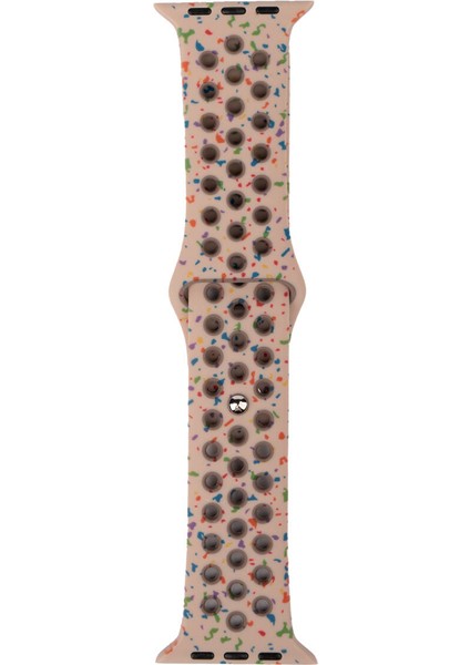 Apple Watch Seri 1/2/3/4/5/6/7/8/se/ultra 38MM 40MM 41MM Yeni Seri Renk Desenli Kordon Silikon Strap Kayış Krd-02 fiyatları