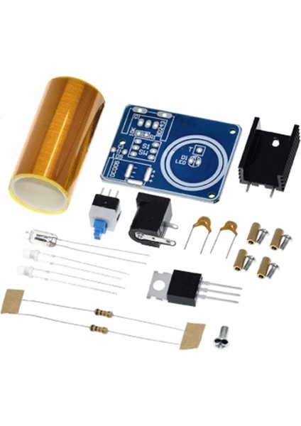 BD243 Mini Tesla Bobini Kiti Sihirli Sahne Dıy Parçaları Boş Işıklar Teknolojisi Diy Elektronik BD243C (Yurt Dışından)