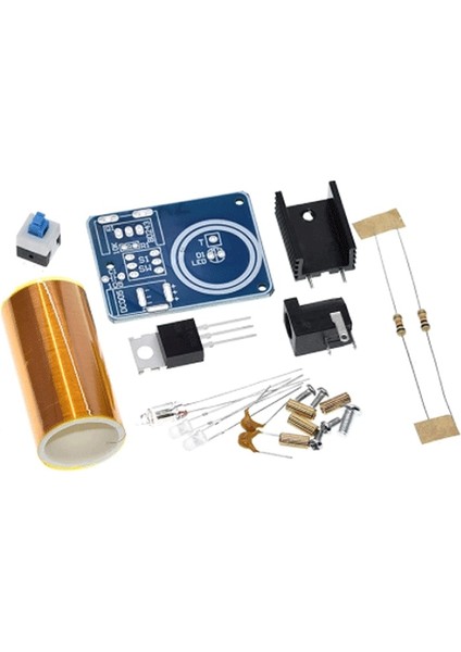 BD243 Mini Tesla Bobini Kiti Sihirli Sahne Dıy Parçaları Boş Işıklar Teknolojisi Diy Elektronik BD243C (Yurt Dışından)