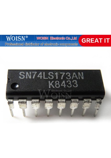 10 Adet SN74LS173AN 74LS173A Dıp-16 (Yurt Dışından)