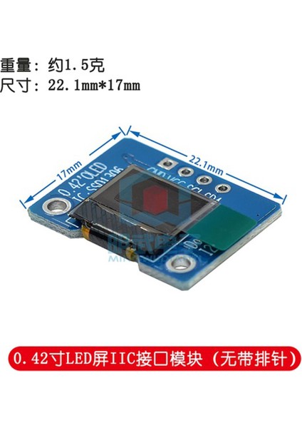 0.42 Inç OLED Ekran Seri Port Ekranı SSD1315 Sıvı Kristal Ekran Modülü LED Ekran 72X40 Yüksek Parlaklıkta Ekran (Yurt Dışından)