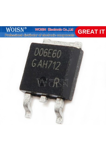 10 Adet IDD06E60 D06E60 TO-252 (Yurt Dışından)