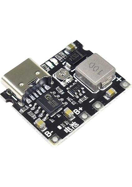 Lityum Li-Ion 18650 3.7V 4.2V Pil Şarj Cihazı Kurulu Dc-Dc Step Up Boost Modülü USB Tip-C 2A Lityum Pil Hızlı Şarj Modülü (Yurt Dışından)